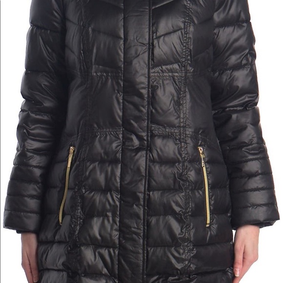 NWT!! Kensie Black Winter Coat - Picture 4 of 5